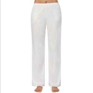 Shady Lady white Wide Leg Pajama Pants Large